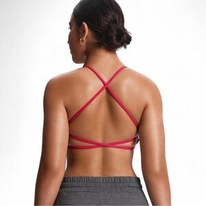 *SOLD* 
Pink Strappy Sports Bra